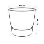 greenville rond 47cm living ciment